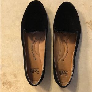 Sofft Black Velvet Flats